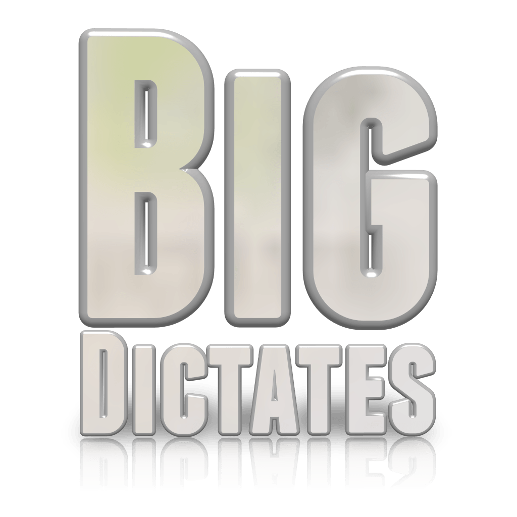 Big Dicates 3D Text