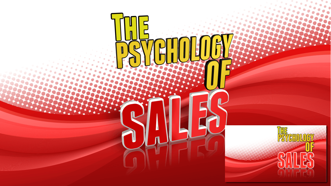 The Psychology of Sales 3D Text